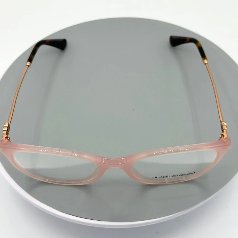 Dolce & Gabbana DG 3363 3384 Pink Rose Gold Tortoise Frame Demo Lens 54 18 145